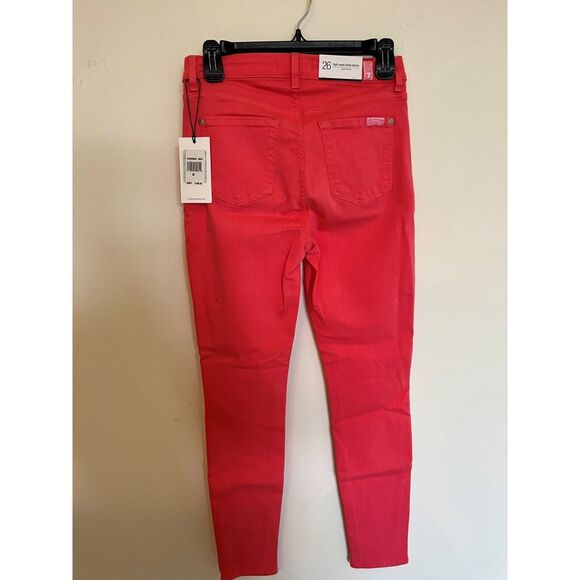 7 For All Mankind Womens Teens Size 26 Super Skinny Jeans NWT - Picture 9 of 9